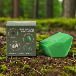 Earth Element Elemental Glass Soap - Seife mit Mineral im Inneren