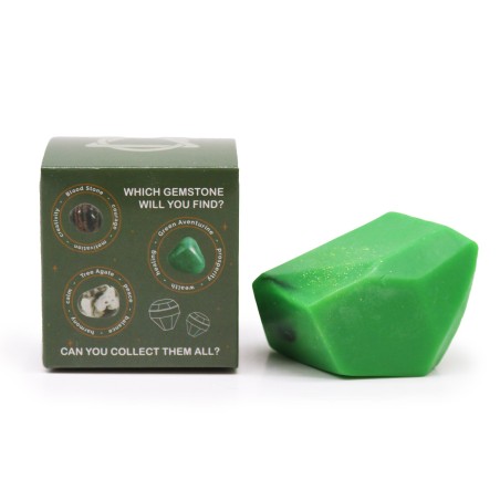 Jabón Elemental de Cristal Elemento Tierra - Jabón con Mineral en el Interior