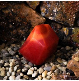 Feuerelement-Kristall-Elementarseife – Seife mit Mineralien im Inneren