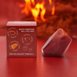 Fire Element Elemental Glass Soap - Soap with Mineral Inside