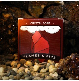 Savon élémentaire en cristal Fire Element - Savon avec minéral à l’intérieur