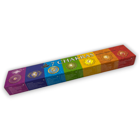 Incienso 7 Chakras Green Tree - Premium Masala Sticks - 1 cajetilla de 15gr.