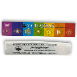 7 Chakras Green Tree Incense - Premium Masala Sticks - 1 pack of 15gr.