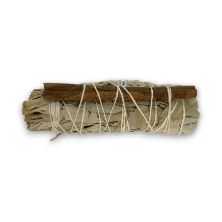 Pacote de Sálvia Branca e Canela - Purificação e Abundância