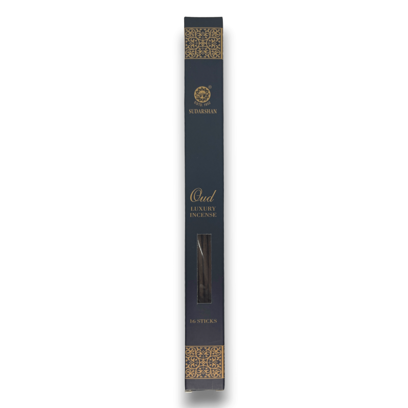 Incenso de luxo Oud Sudarshan - 16 palitos-INCENSOS SUDARSHAN-HOSTENATURA