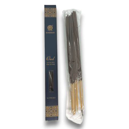 Incienso Oud Sudarshan Luxury Incense - 16 barritas
