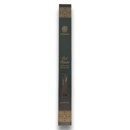 Incienso Oud Mukhallat Sudarshan Luxury Incense - 16 barritas
