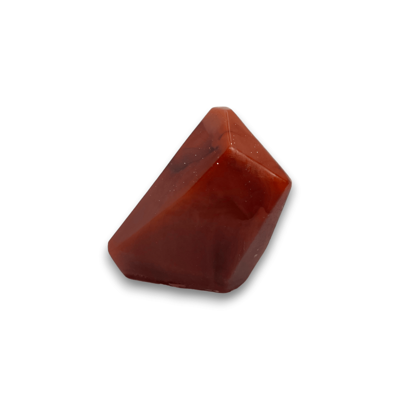 HOSTENATURA Element Feuer Kristallseife - Mit Mineral Im Inneren & Würzig-warmem Duft