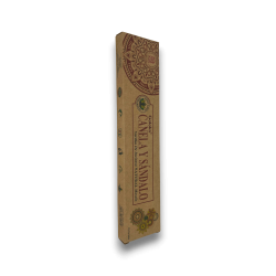 Cinnamon & Sandalwood Organic Incense GOLOKA Cinnamon & Sandalwood - Natural Masala Incense - 1 pack of 15gr