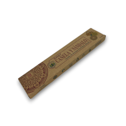 Cinnamon & Sandalwood Organic Incense GOLOKA Cinnamon & Sandalwood - Natural Masala Incense - 1 pack of 15gr