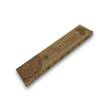 Zimt & Sandelholz Bio Weihrauch GOLOKA Zimt & Sandelholz - Natürlicher Masala Weihrauch - 1 Packung à 15gr
