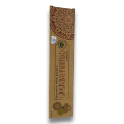 Cinnamon & Sandalwood Organic Incense GOLOKA Cinnamon & Sandalwood - Natural Masala Incense - 1 pack of 15gr