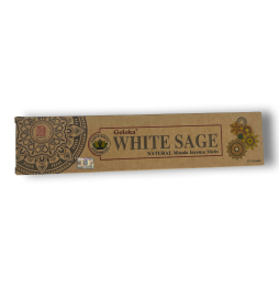 GOLOKA White Sage بخور المريمية البيضاء العضوية - بخور ماسالا الطبيعي - 1 صندوق 15 جرام