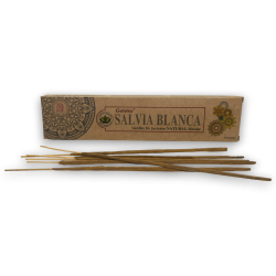 Organic White Sage Incense GOLOKA White Sage - Natural Masala Incense - 1 pack of 15gr