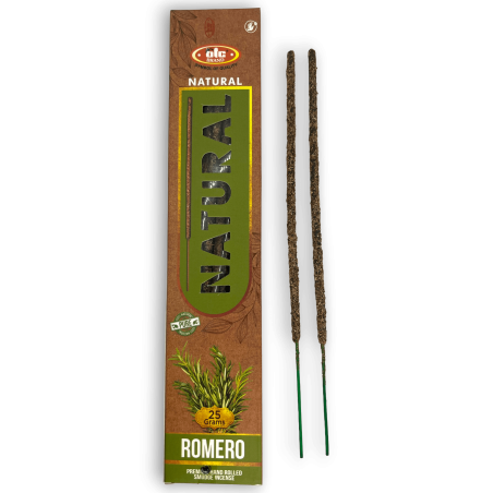 Incienso Romero Orgánico BIC Natural - Cajita de 25 gramos