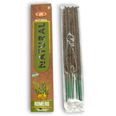 Incienso Romero Orgánico BIC Natural - Cajita de 25 gramos