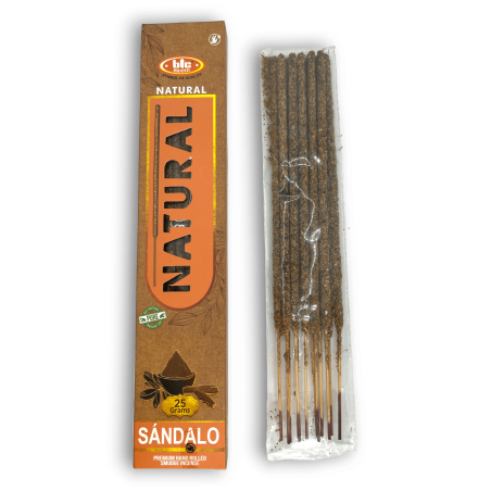 BIC Naturalne organiczne kadzidło z drzewa sandałowego - pudełko 25 gramów
