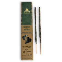 Incenso de Mirra Orgânico AROMA Nature Mirra - caixa de 20gr.