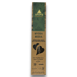 Incenso de Mirra Orgânico AROMA Nature Mirra - caixa de 20gr.