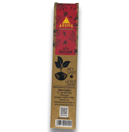 Organic Sandalwood Incense AROMA Nature Sandal - 20gr box.
