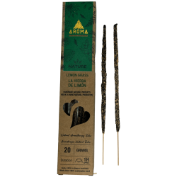 Organic Lemongrass Incense AROMA Nature Lemon Grass - 20gr box.