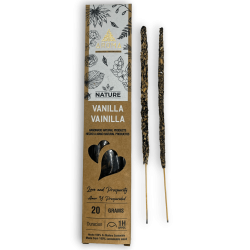 Encens Orgànic Vainilla AROMA Nature Vanilla - Caixeta de 20gr.