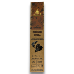 Encens Orgànic Canyella AROMA Nature Cinnamon - Capseta de 20gr.