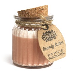 Soy Wax Candle Jar - Brandy Butter