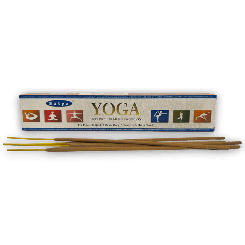 Incense SATYA Yoga - Premium Masala Incense - 1 pack of 15gr.-SATYA INCENSE STICKS-HOSTENATURA