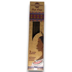 Red Rose Incense SACRED ELEMENTS Red Rose HEM - 10 artisan organic bars