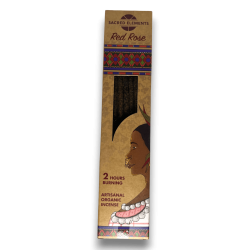 Red Rose Incense SACRED ELEMENTS Red Rose HEM - 10 artisan organic bars