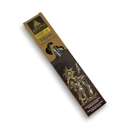Incienso Ritual Maya AROMA Ritual Mayan - Cajita de 20 gramos con mensaje inspirador