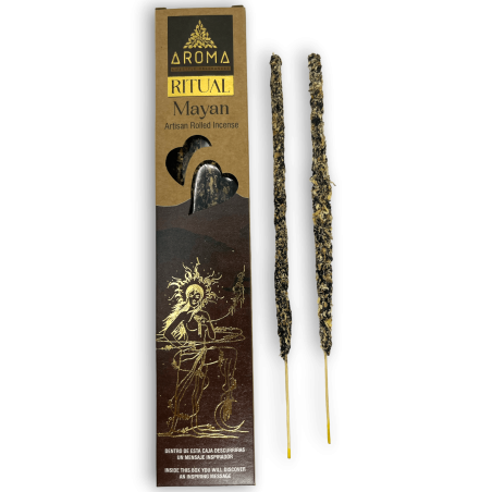 Incienso Ritual Maya AROMA Ritual Mayan - Cajita de 20 gramos con mensaje inspirador
