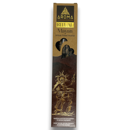 Incienso Ritual Maya AROMA Ritual Mayan - Cajita de 20 gramos con mensaje inspirador