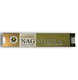 Myrrh Incense GOLDEN NAG Myrrh Vijayshree Fragrance - 1 Box of 15gr.