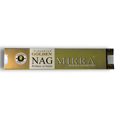 Myrra Rökelse GOLDEN NAG Myrra Vijayshree Doft - 1 ask med 15gr.