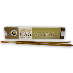 Myrrh GOLDEN NAG Vijayshree Fragrance Myrrh Incense - 1 Pack of 15gr.