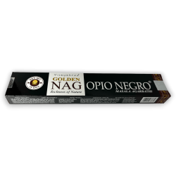 Black Opium Incense GOLDEN NAG Black Opium Vijayshree Fragrance - 1 Pack of 15gr.