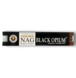 Incenso Black Opium GOLDEN NAG Fragrância Black Opium Vijayshree - 1 caixa de 15gr.