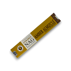 Amber Musk Incense GOLDEN NAG Amber Musk Vijayshree Fragrance - 1 Pack of 15gr.