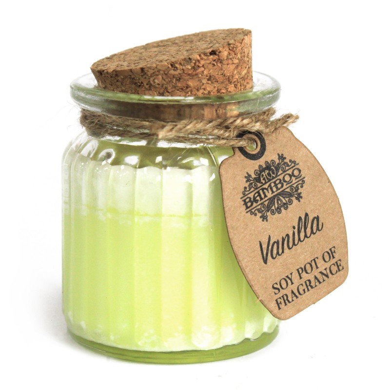 Soy Wax Candle Jar - Vanilla-SOY WAX CANDLES-HOSTENATURA