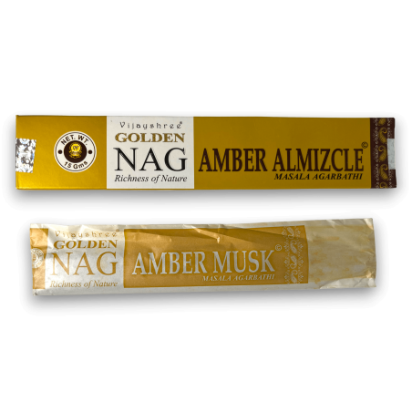 عطر عنبر مسك GOLDEN NAG عنبر مسك فيجايشري - 1 صندوق 15 جرام.