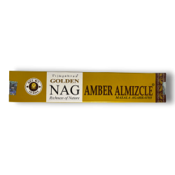 Amber Musk Incense GOLDEN NAG Amber Musk Vijayshree Fragrance - 1 Pack of 15gr.