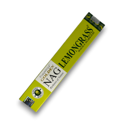 Incienso Lemongrass GOLDEN NAG Fragancia Lemongrass Vijayshree - 1 Caixa de 15gr.