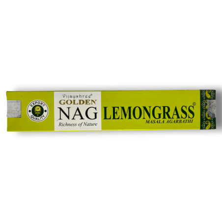 Incenso alla citronella GOLDEN NAG Fragranza Vijayshree alla citronella - 1 Scatola da 15gr.