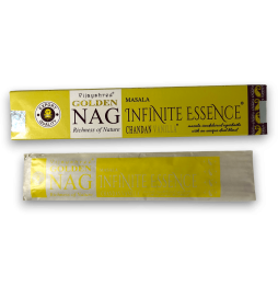 Encens Essència Infinita Chandan i Vainilla GOLDEN NAG Infinite Essence Vijayshree Fragance - 1 Cajetilla de 15gr.