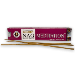 GOLDEN NAG Meditatie Wierook Vijayshree Geur - 1 Doos van 15gr.