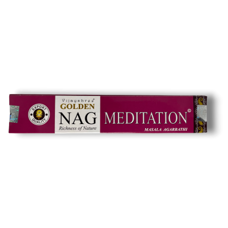 عطر بخور التأمل GOLDEN NAG فيجايشري - 1 صندوق 15 جرام.
