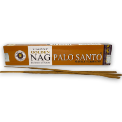 Kadzidło Palo Santo ZŁOTY GOLDEN NAG Zapach Palo Santo Vijayshree - 1 pudełko 15gr.