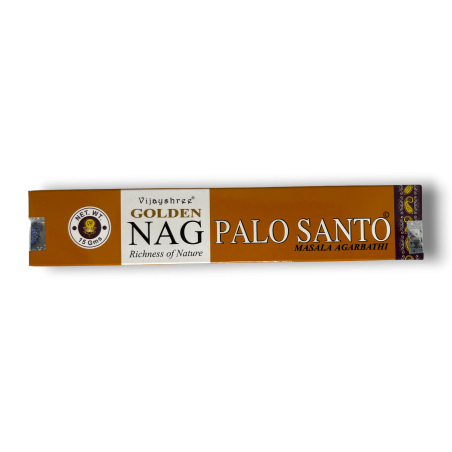 Encens Pal Sant GOLDEN NAG Pal Sant Vijayshree Fragance - 1 Cajetilla de 15gr.